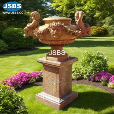 Baby Guards Sculpture Flower Pot, JS-P019